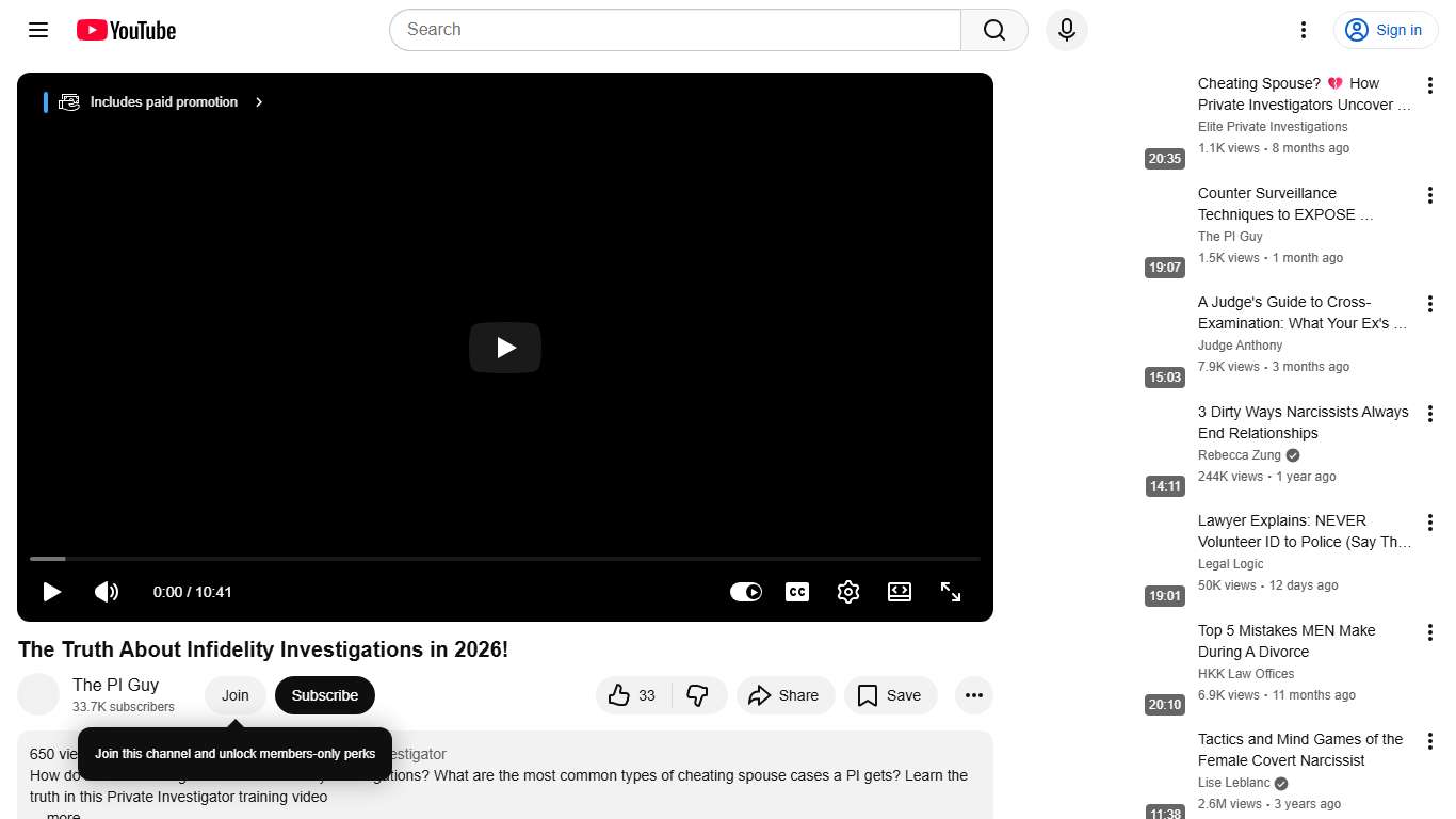 The Truth About Infidelity Investigations in 2026! - YouTube